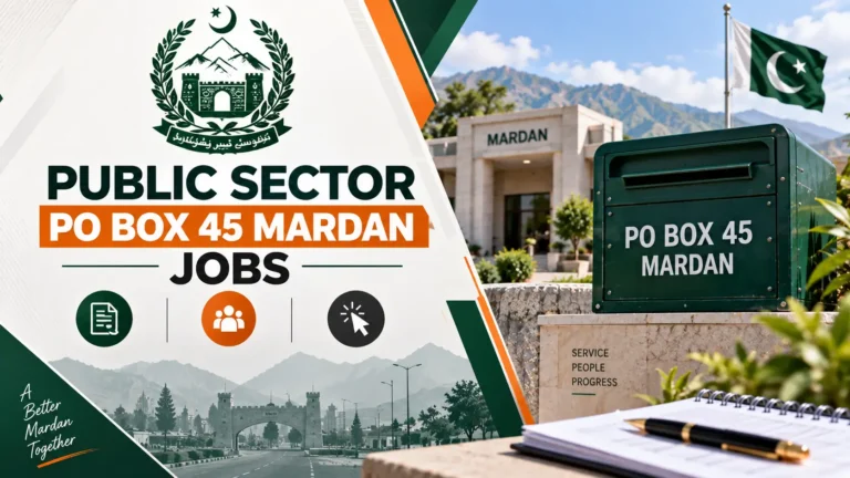 Public Sector PO Box 45 Mardan Jobs 2026 – Apply Guide