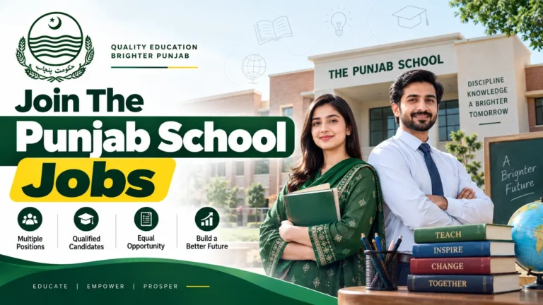 The Punjab School Jobs 2026 – Latest Advertisement
